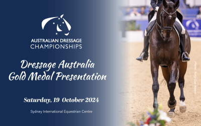 Dressage Australia Gold Medals